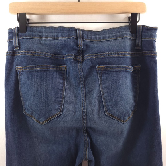 Judy Blue Womens Jeans Skinny 1XL Dark Wash Blue High Rise Stretch 8374 - Picture 4 of 11